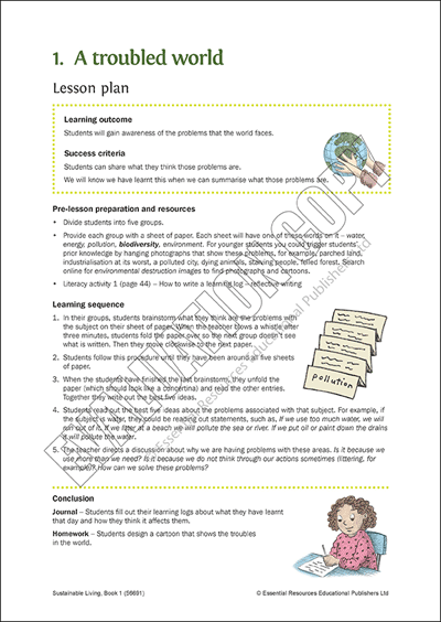 Sustainable Living Book 1 - eCollection Cover