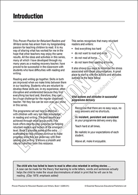 A conducive teaching context for reluctant readers Cover