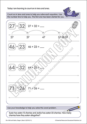 Count on to solve addition equations (Pt 2) Cover