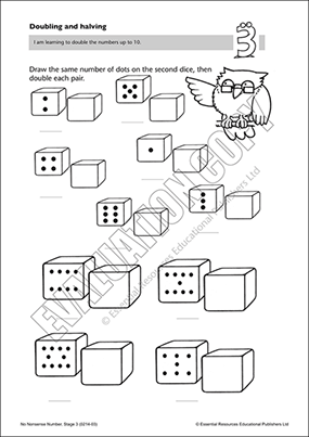 Doubles and halves of numbers to 10 and 20 Cover
