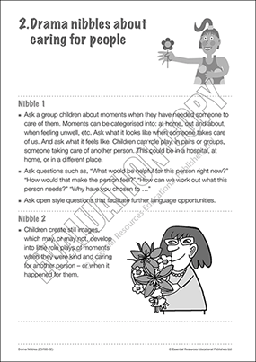 Drama ideas about caring for people Cover