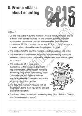 Drama starters & ideas about counting Cover