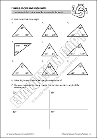 Find the total sum  of the interior angles of a triangle.