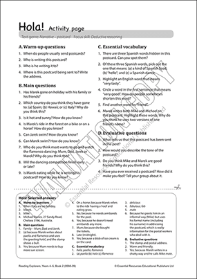 Hola!: a postcard Cover