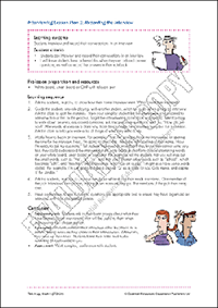 Interviewing Lesson Plan 3