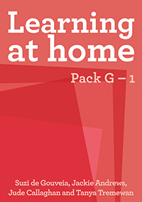 Learning at Home: Pack G – 1