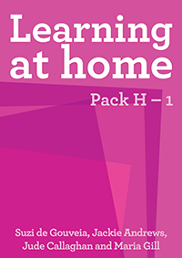 Learning at Home: Pack H – 1