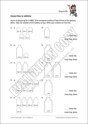 Litres to millilitres Cover