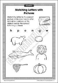 The alphabet: Match letters with pictures