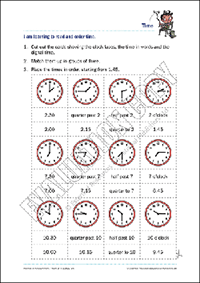 Time: quarter and half past (2)