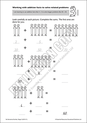 Using addition facts to solve related problems Cover